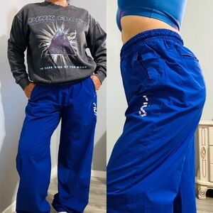 FILA Vintage Women  Purple Sweatpants Sportwear Nylon Size L‎ Windbreaker